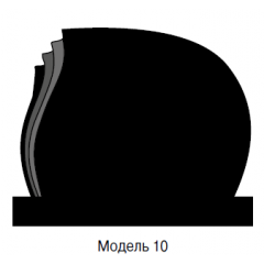 Памятник черный семейный Модель 10