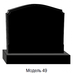 Памятник черный семейный Модель 49