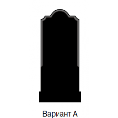 Памятник черный эконом Вариант А