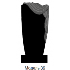 Памятник черный стандарт Модель 36